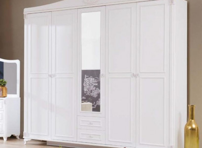 Schlafzimmer Möbel Holz Schrank Kleiderschrank Landhaus Stil Weiß Neu